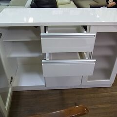 NITORI ニトリ BELIZE- 120WH キッチンカウンター 食器棚 白 キッチン 