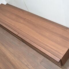 【八直終了9/15】≪zy895≫美品 東京インテリア TVボード/テレビ台/AVボード 180cm アクリル付き 横格子 モダン リビング 50114-03