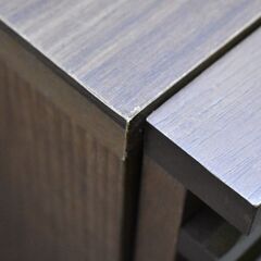 【八直終了9/15】≪zy895≫美品 東京インテリア TVボード/テレビ台/AVボード 180cm アクリル付き 横格子 モダン リビング 50114-03