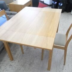 無印良品 オーク材 ダイニング 3点セット エクステンション 無印良品 オーク材 ダイニング 3点セット エクステンション