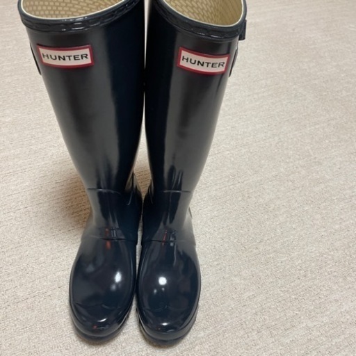HUNTER ORIGINAL GLOSS TALL W23616 38 新品未使用品 ネイビー➕おまけ付き♡