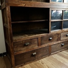 アンティーク　水屋箪笥