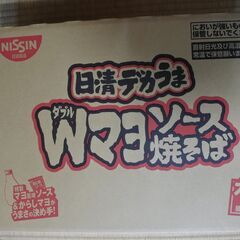 日清デカうま Wマヨソース焼きそば 1箱（12食）