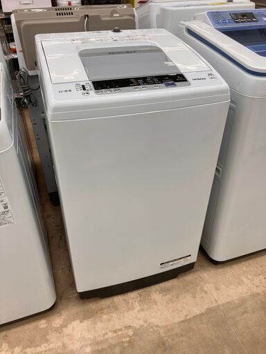 HITACHI 日立 7kg洗濯機 2017年製 NW-R704 シャワー浸透洗浄 白い約束 No.4805 ※現金、クレジット、スマホ決済対応※