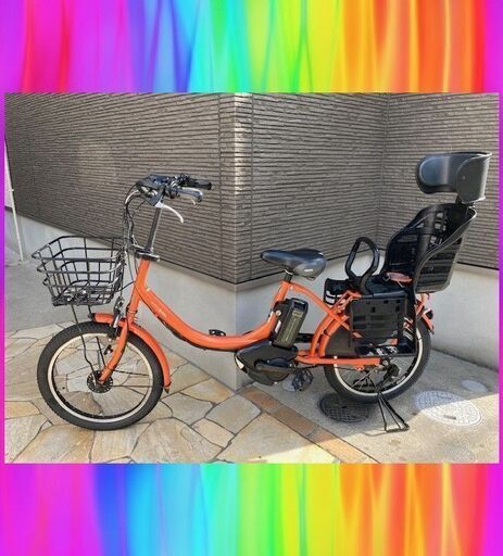 特価！バッテリー8.7AhYAMAHA　ヤマハ　パスバビー　 電動自転車　電動アシスト自転車　子供乗せ　3人乗り　12012