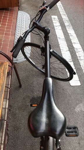 クロスバイク 前後のタイヤ交換済み