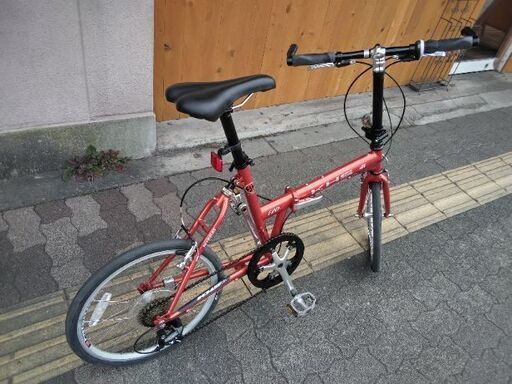 美品☆KHS[ケーエイチエス]F20-T 20吋折り畳み自転車 クロモリ/7speed