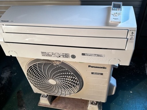 エアコン  Panasonic 2.2kw   CS-J227C-W 2017年製　動作良好　リモコン付き