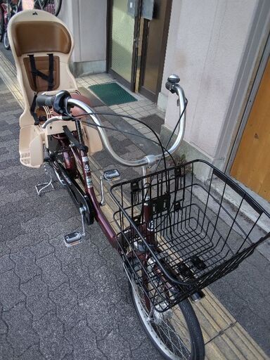 軽快サイクル丸石20型ふらっかーずキュートミニ&チャイルドシート