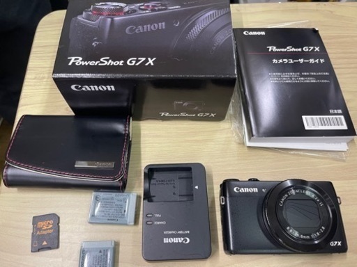 【美品】Canon PowerShot G7 X 光学4.2倍ズーム 1.0型センサー キャノン PSG7X 2023/01/20
