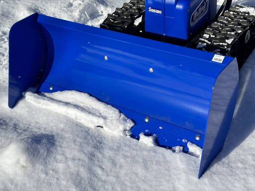 石狩市☆除雪機！美品 現行型★ ササキ 電動 ラッセル☆イージーターン☆ER-801DX オスーノ 角度可変 LED バッテリー式 中古