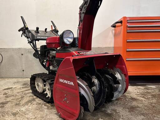石狩市☆除雪機/重機・建設機械！HONDA クロスオーガー☆CROSS AUGER☆☆HSS970ｎ☆整備済み☆２２時間☆ オーガ高さ調整ダンパーガス圧式