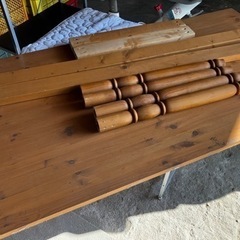 天然木ダイニングテーブル(160×90×72cm)