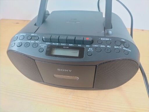 2020年式 ソニー CDラジカセ レコーダー CFD-S70 : FM/AM/ワイドFM対応 録音可能 ブラック CFD-S70