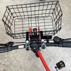 折りたたみ自転車 EMERGENCY BIKE エマージェンシーバイク 16インチ ノーパンクタイヤ レッド【ユーズドユーズ名古屋天白店】J2352