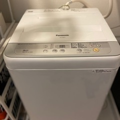 パナソニック　Panasonic 洗濯機　2016年製