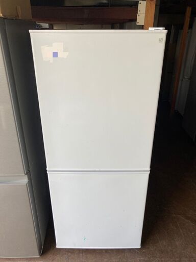 ☆中古￥14,800！【会員価格￥10,800】二トリ　106㍑2ドア冷蔵庫　家電　2021年製　NTR-106WH型　幅48cmｘ奥行49cmｘ高さ113cm　【BA117】
