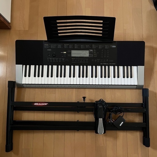 (決まりました)【7000円最終決定】CASIO 電子キーボード CTK-4400 セット