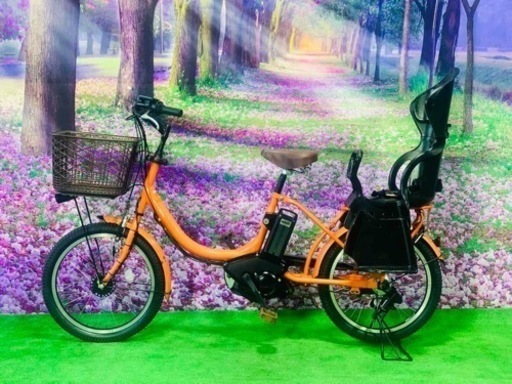 ❻ 4542子供乗せ電動自転車ヤマハ新品20インチ良好バッテリー