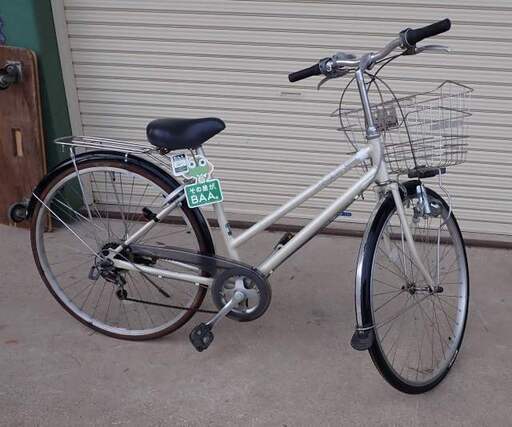 BAA　ブリジストン　27インチ　6段ギア　軽快車　通勤　通学等に　田川市