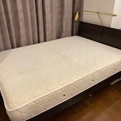 ダブルベッド マットレス 羽毛布団 セット 大塚家具