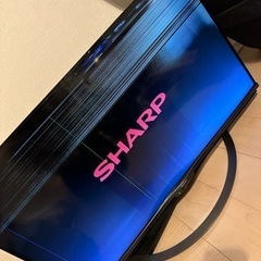 液晶漏れテレビ　シャープ　