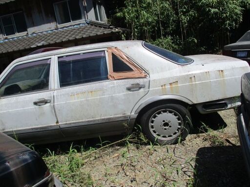 ベンツ―126-560EL-リヤードアー販売ガラス付き