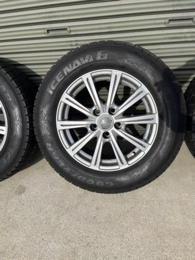 ★値下げ★215/65R16 アルファードに使用 アルミホイール付きスタッドレス4本セット - つくば市