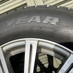 ★215/65R16 アルファードに使用　アルミホイール付きスタッドレス4本セット