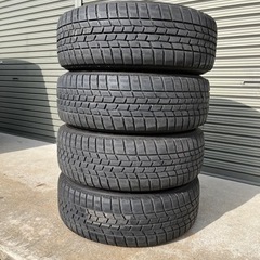 ★215/65R16 アルファードに使用　アルミホイール付きスタッドレス4本セット
