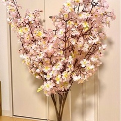 桜の枝6本　造花　105cm