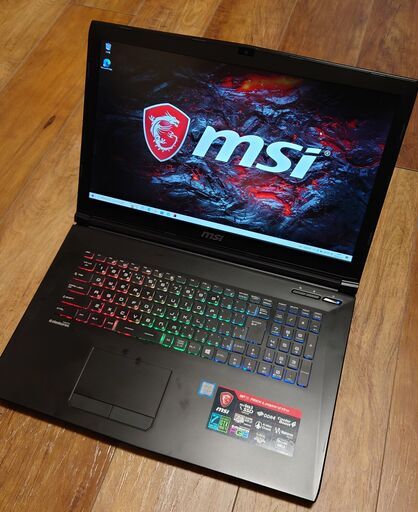 《売却済》【PC】 美品 ゲーミングノートPC (MSI GP72 7REX-Leopard-Pro637JP)