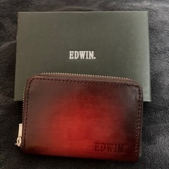 EDWIN コインケース カードケース ボルド色