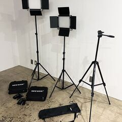  LEDビデオライト【直接引き渡し・世田谷区池尻】グレー IKEA 