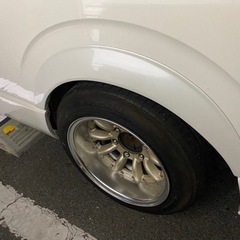 ハイエース　ES　200系ハイエース　オーバーフェンダー(25mm)　ABS製