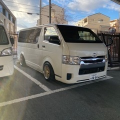 ハイエース　ES　200系ハイエース　オーバーフェンダー(25mm)　ABS製