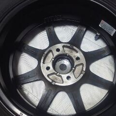 【送料着払】22年製走行距離500キロ以下、軽自動車用14インチ夏タイヤ　ホイール他付　試着OK