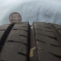 【送料着払】22年製走行距離500キロ以下、軽自動車用14インチ夏タイヤ　ホイール他付　試着OK