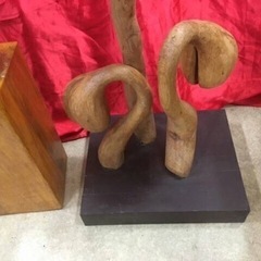 オブジェ インテリア 木製 ハンドメイド 芸術 ディスプレイ