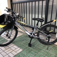 🔹子供車🔹22インチ　125cm〜。6段・LEDライト、スピードメーター付き✨