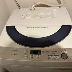シャープ　洗濯機　ES-GE55R