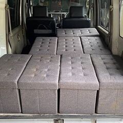 64エブリー他　軽箱バン　ベットキット　キャンピング仕様制作にどうぞ