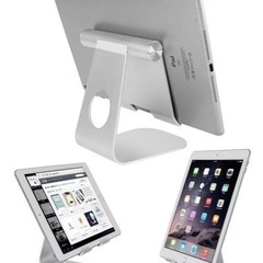 タブレットスタンド　アルミ　iPadホルダー　角度調整可能
