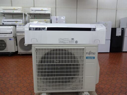 ID 090026 エアコン富士通　2.2K　６～８畳用　冷暖　２０２０年製　AS-B22K-W
