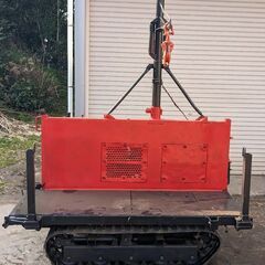 鹿児島発 築水キャニコム ガソリンエンジンクローラー林内作業運搬車BFY706