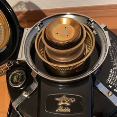 【中古美品】【人気色】アラジン（Aladdin）石油ストーブ　ブルーフレーム　ブラック BF3912-K