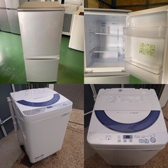 🌈期間限定SALE🌈 SHARP 冷蔵庫&洗濯機 2016年式セ...