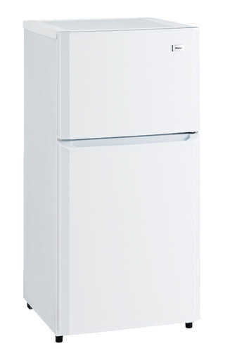 HAIERハイアールJR-N106K-W 冷蔵庫 ホワイト [2ドア /右開きタイプ /106L]