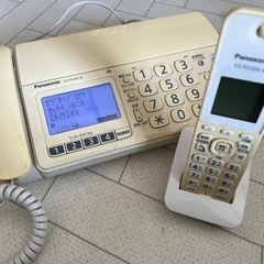 固定電話　FAX Panasonic KX-PD304-W