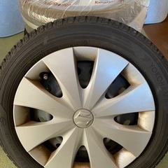 スタッドレスタイヤセット☆155/65R14☆山十分☆室内保管